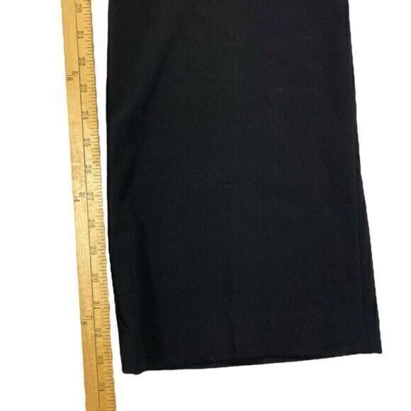 Tahari Pants Women 16 Black High Waisted Straight Leg Officecore Dress Pants NWT - Picture 12 of 14